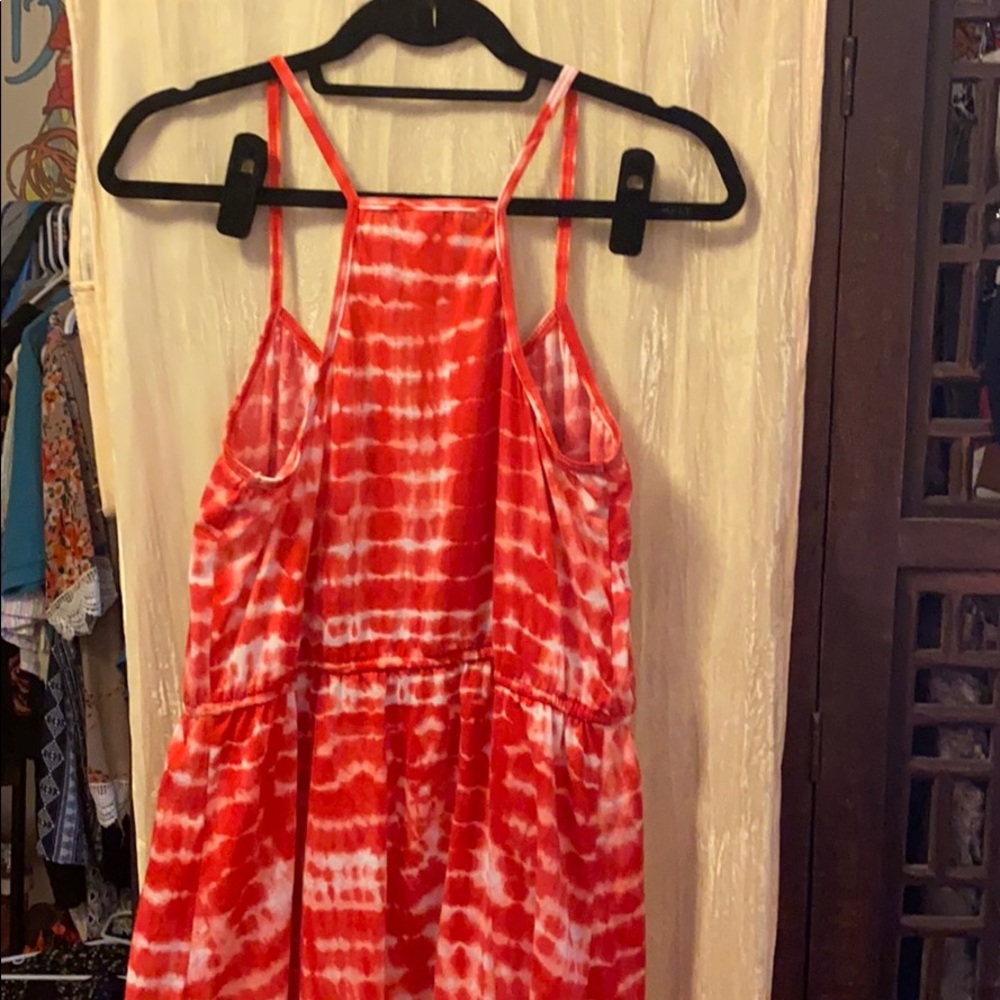 Mossimo Red and white tie dyed summer dress ♥️ - Picture 4 of 6